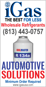 iGas USA Refrigerant - Automotive Solutions Banner Ad